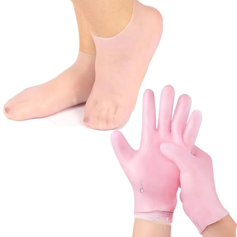 Aha Bha Exfoliant - 1Pair Silicone Foot Care Socks &