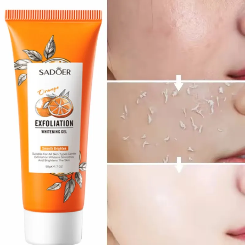 Aha Bha Exfoliant - Orange Exfoliating Peeling Gel Facial Scrub