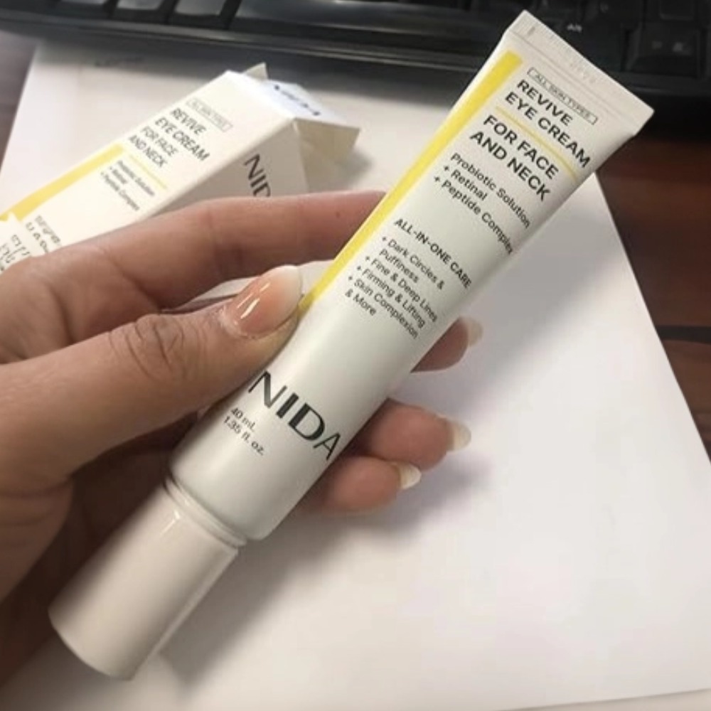 Korean 40ml NIDA Revive Eye Cr - Peptide Neck Cream recension och pris