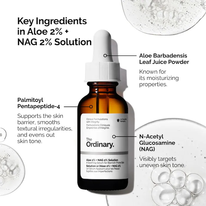 Aloe 2% + NAG 2% Solution Seru - Aha Bha Exfoliant recension och pris