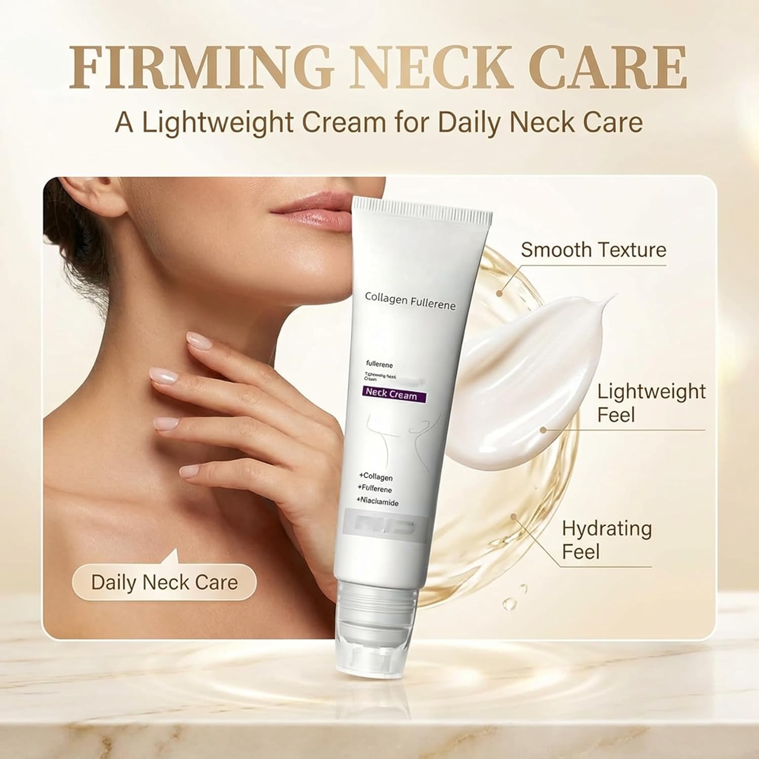 Magic Collagen Fullerene Neck  - Peptide Neck Cream recension och pris
