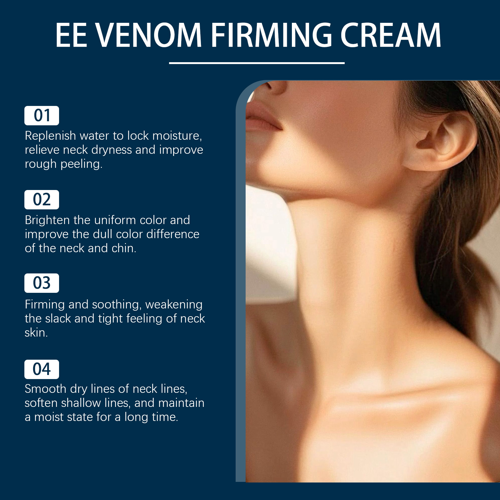 Bee Venom Firming Cream For Ne - Peptide Neck Cream recension och pris