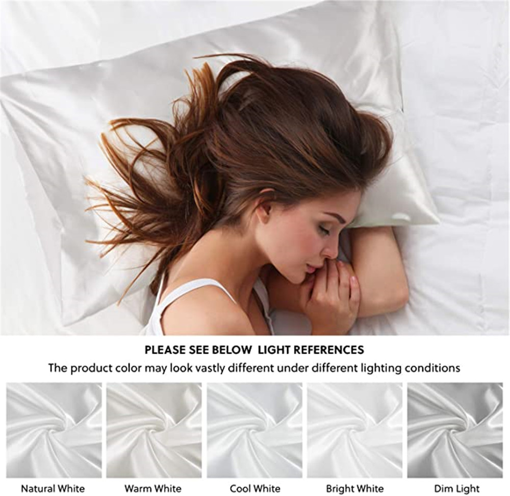 2pcs/lot Solid Silky Satin Ski - Skincare Queen recension och pris