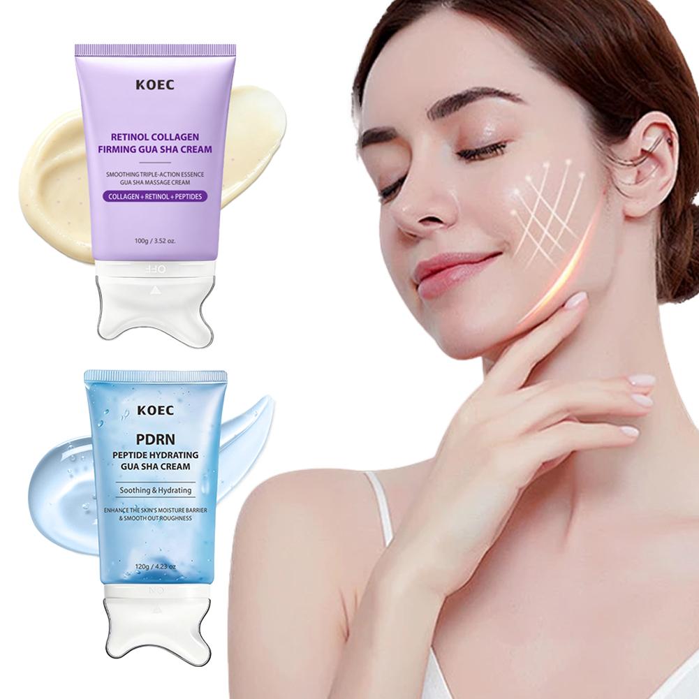 Dual Style KOEC Gua Sha Massag - Peptide Neck Cream recension och pris