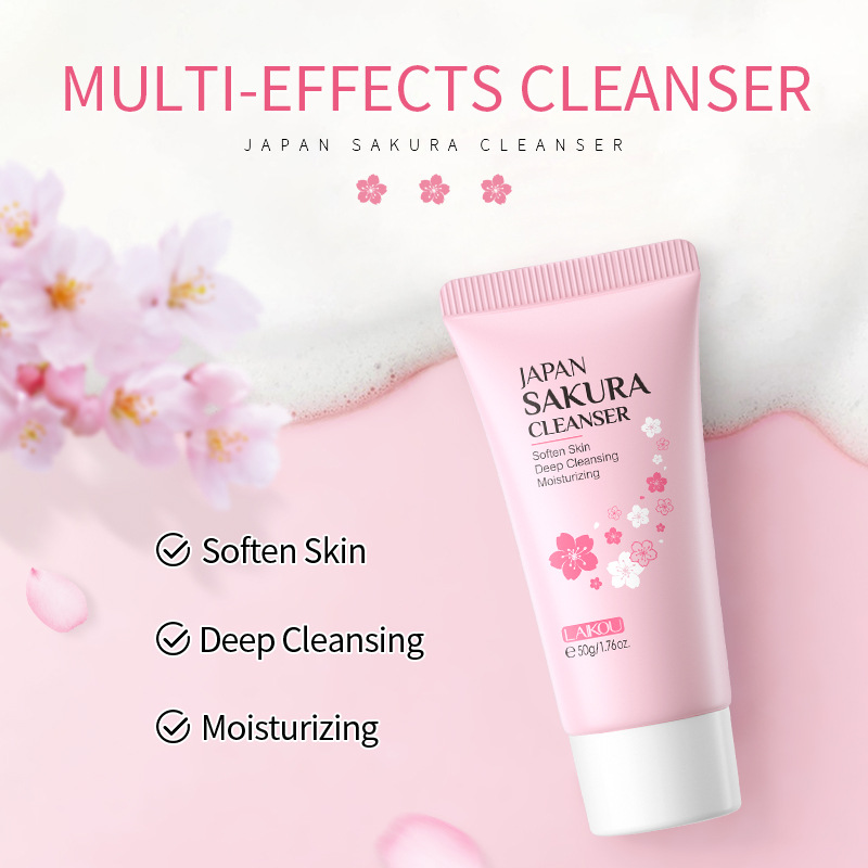 Japan Sakura Facial Cleaner Ko - Aha Bha Exfoliant recension och pris