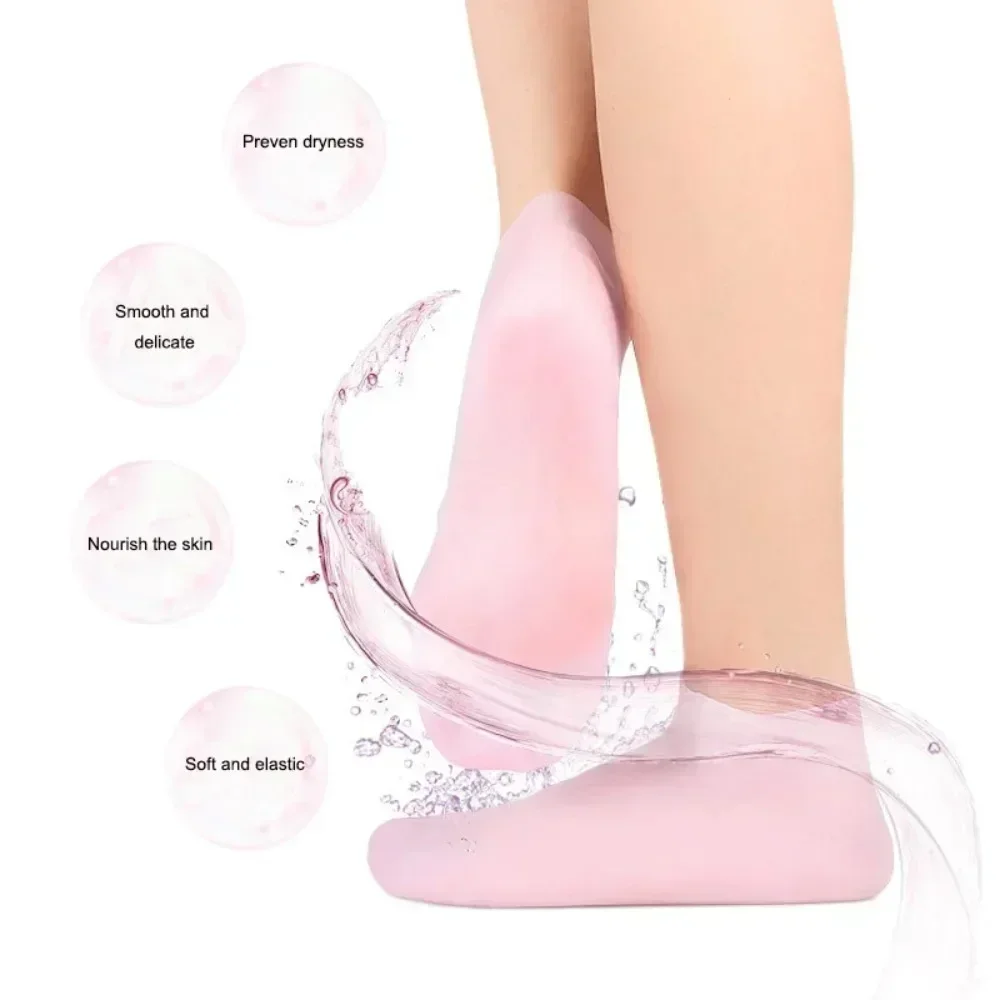 1Pair Silicone Socks Foot Spa  - Aha Bha Exfoliant recension och pris