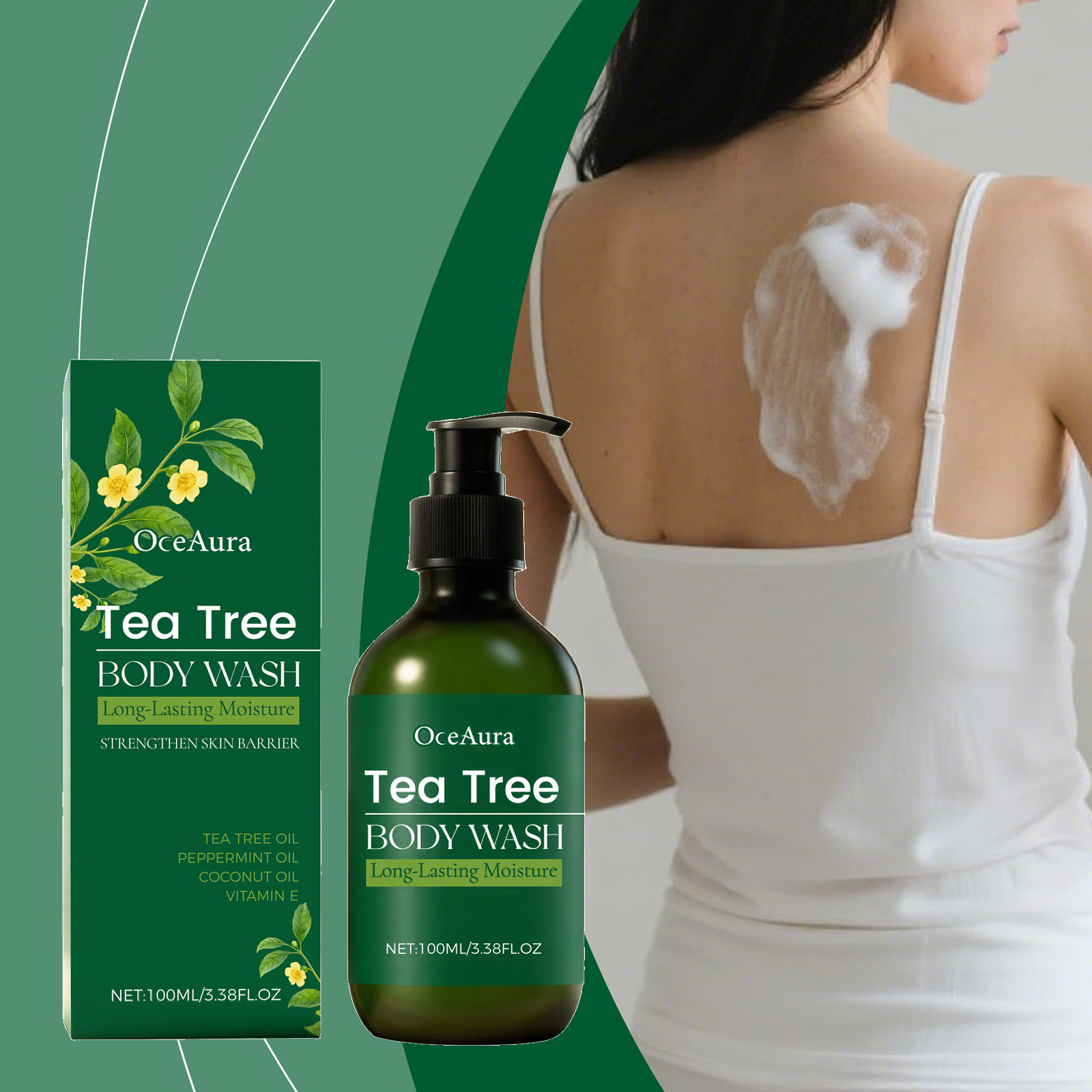 Tea Tree Refreshing Shower Gel - Aha Bha Exfoliant recension och pris