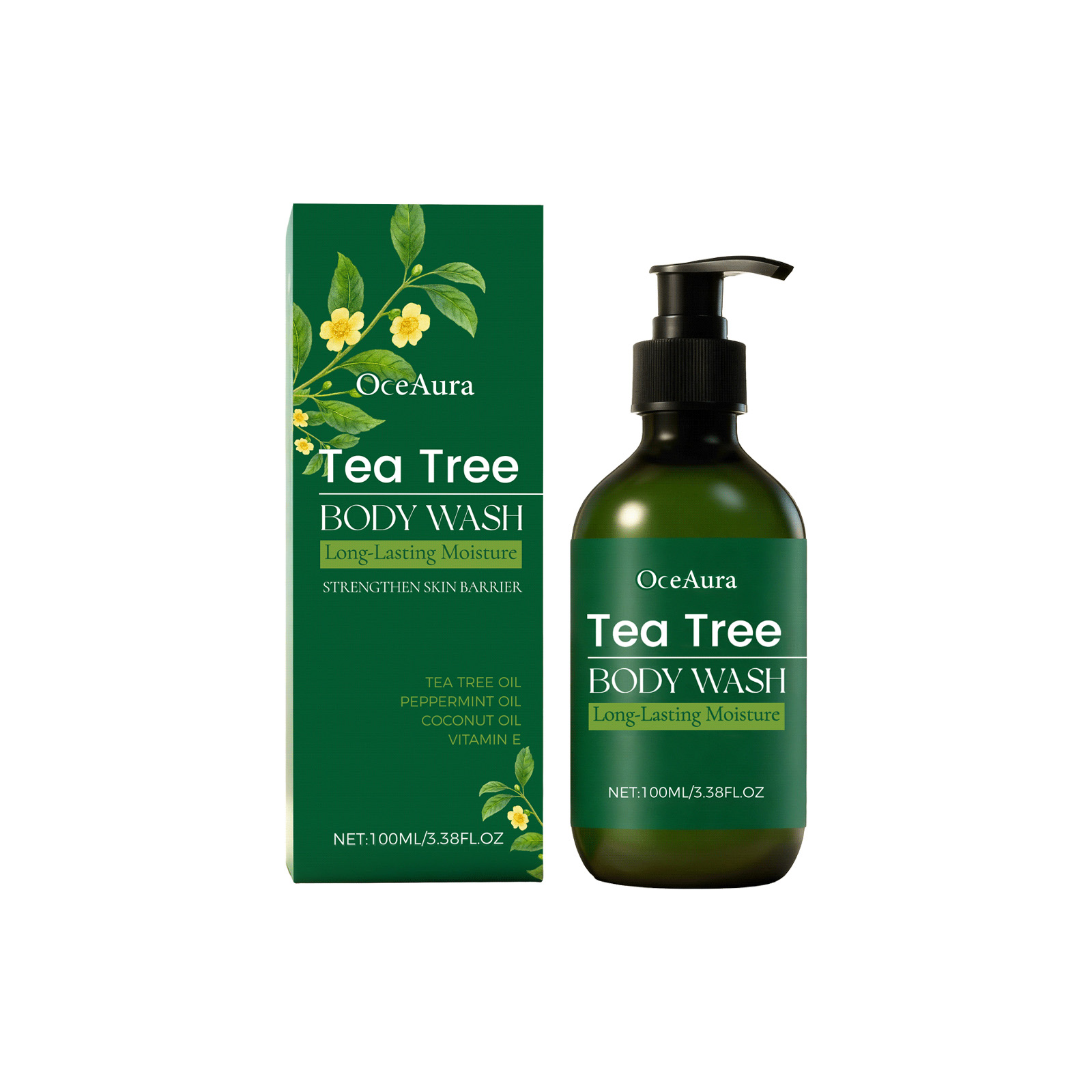 Tea Tree Refreshing Shower Gel - Aha Bha Exfoliant recension och pris