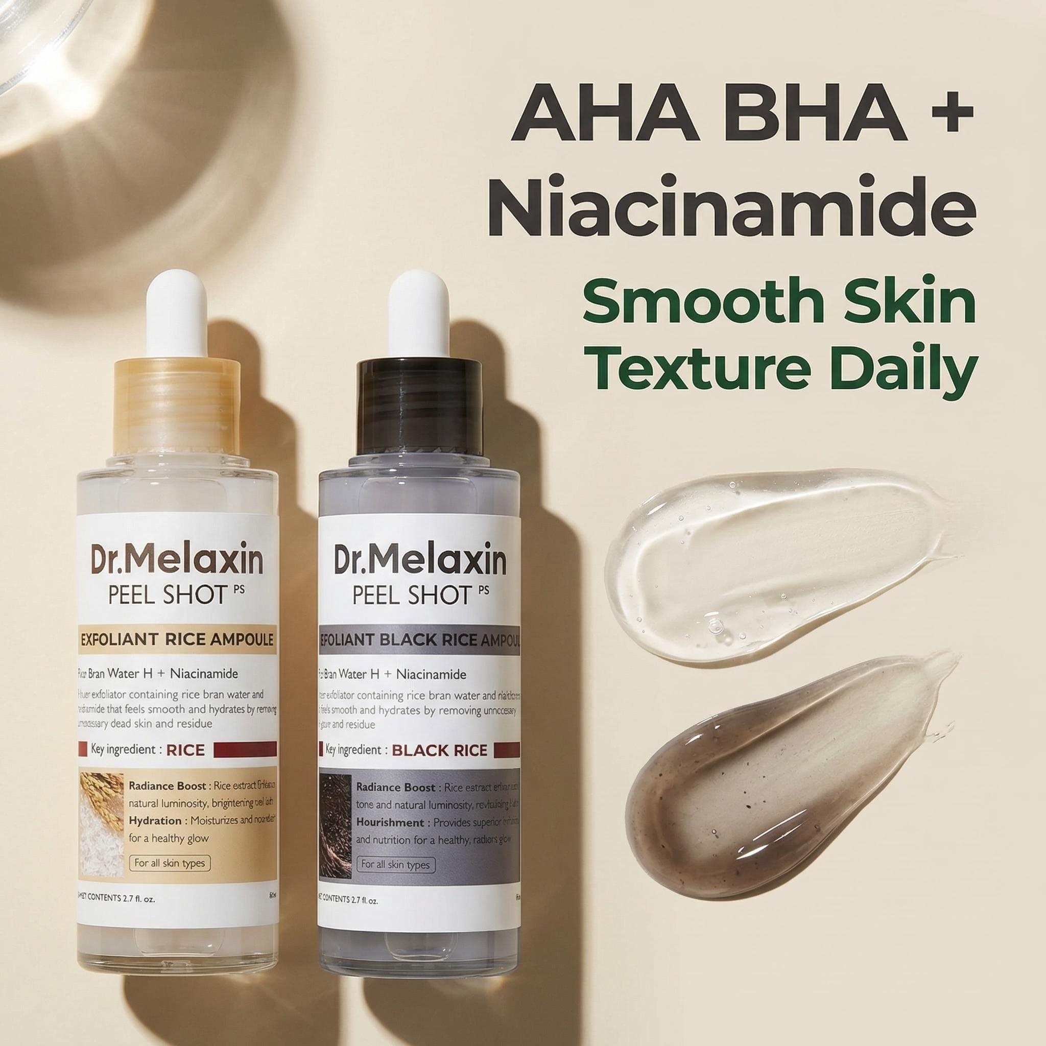 Black Rice Exfoliating Ampoule - Aha Bha Exfoliant recension och pris